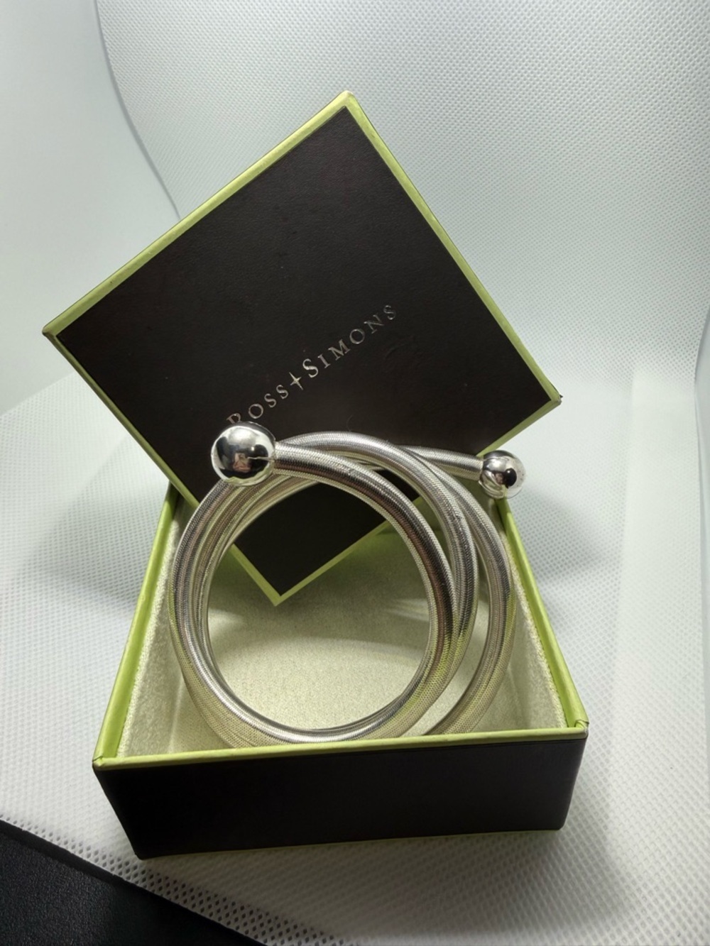 925 Italy Flexible Coil Necklace Wrap Bracelet 4-in-1 Snake Chain Silver
